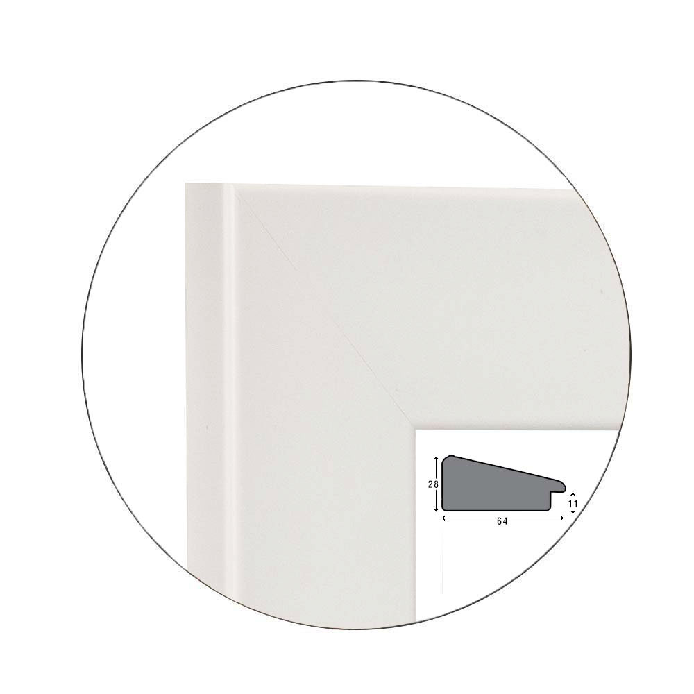 Рамка Ordinario White  | 6.4см