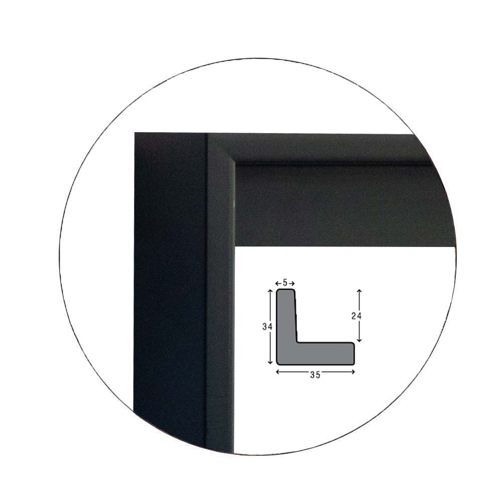 Рамка Floating Black | 3.5см