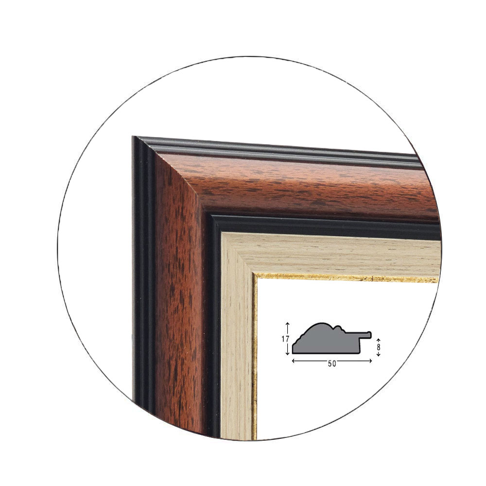 Рамка Walnut White  | 5.0см