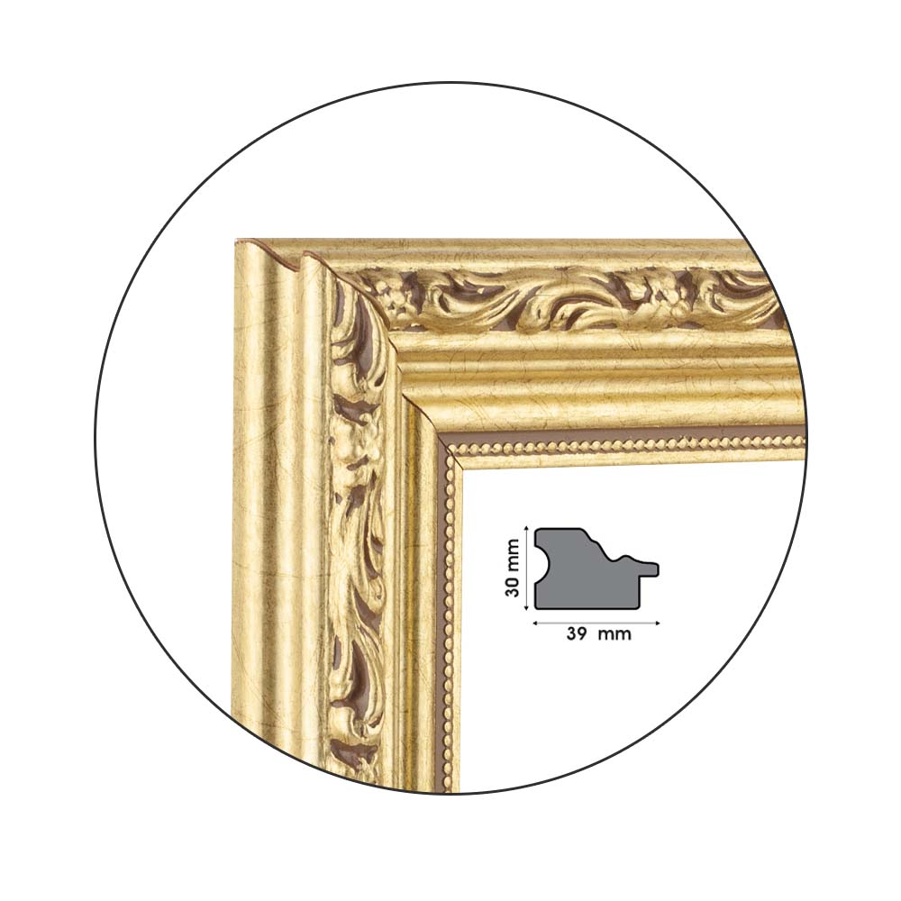 Рамка Barocco Gold | 3.9см