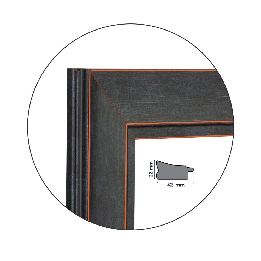 Рамка Nero Glossy | 4.2см