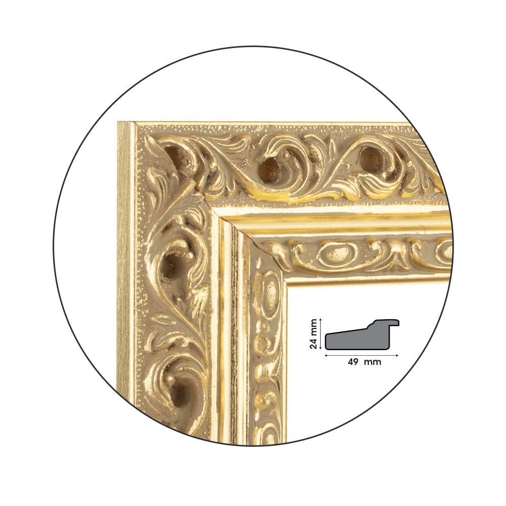 Рамка Barocco Gold | 4.9см