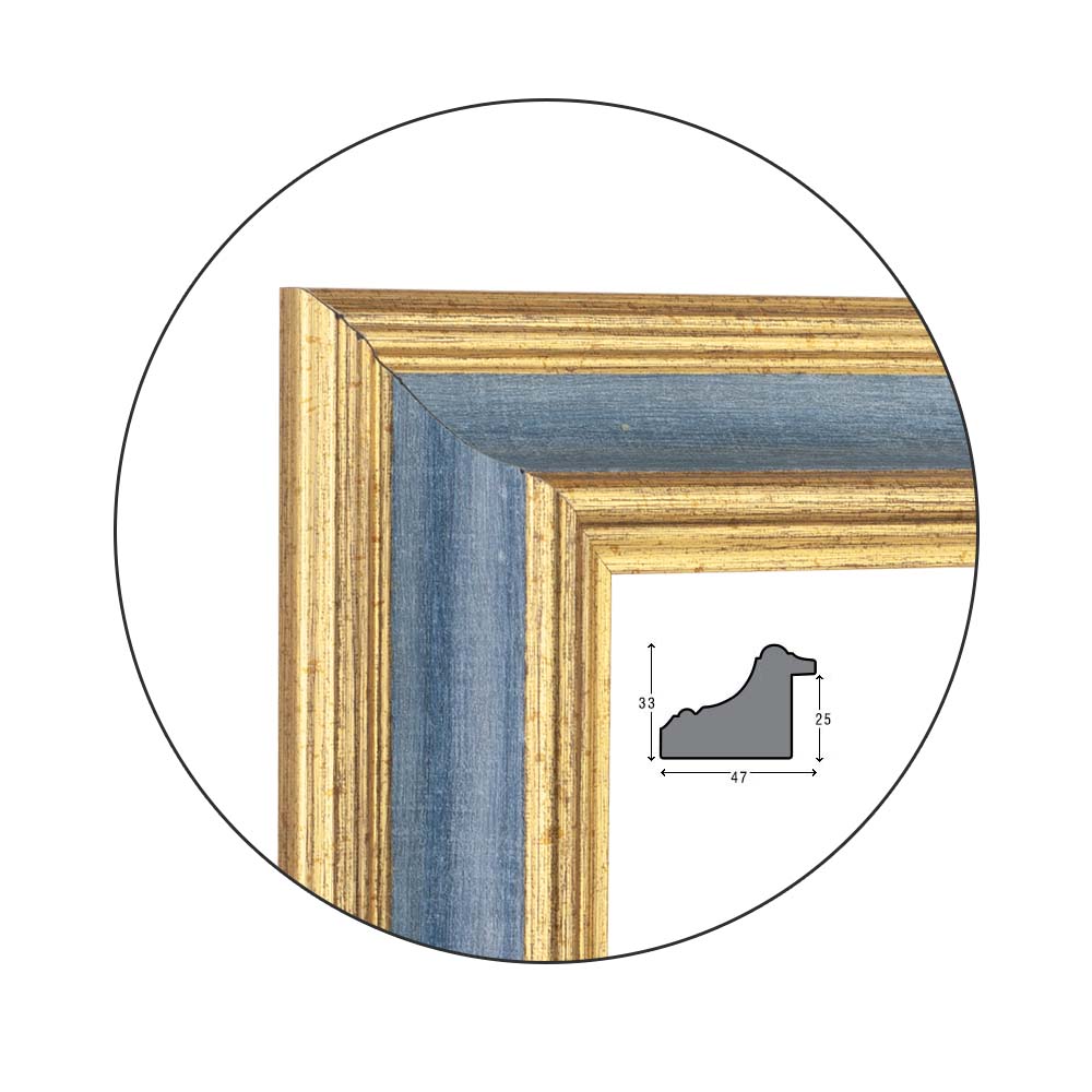 Рамка Golden Blue | 4.7см