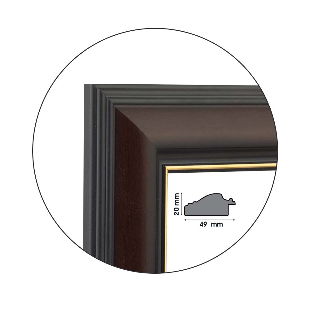 Рамка Reddish Brown | 4.9см