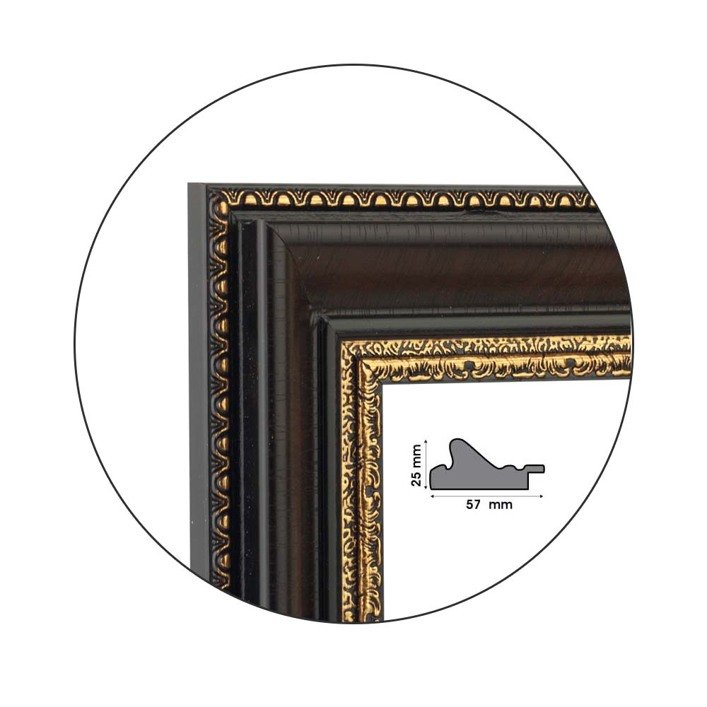 Рамка Ornata Darkbrown | 5.7см