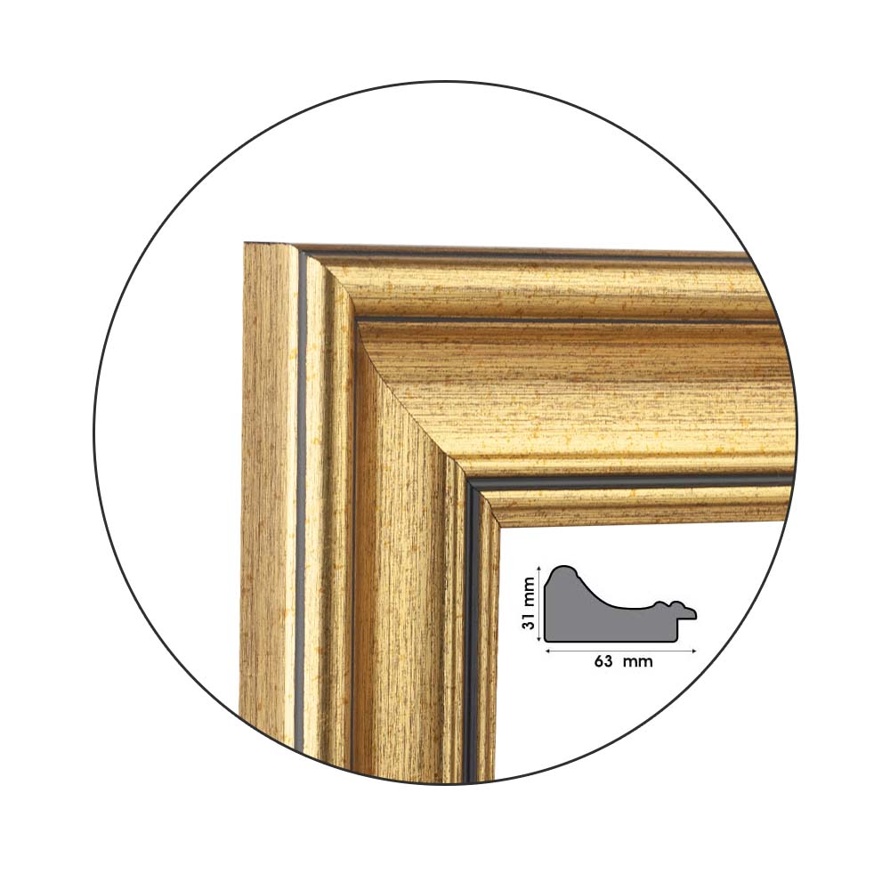 Рамка Elegante Gold | 6.3см