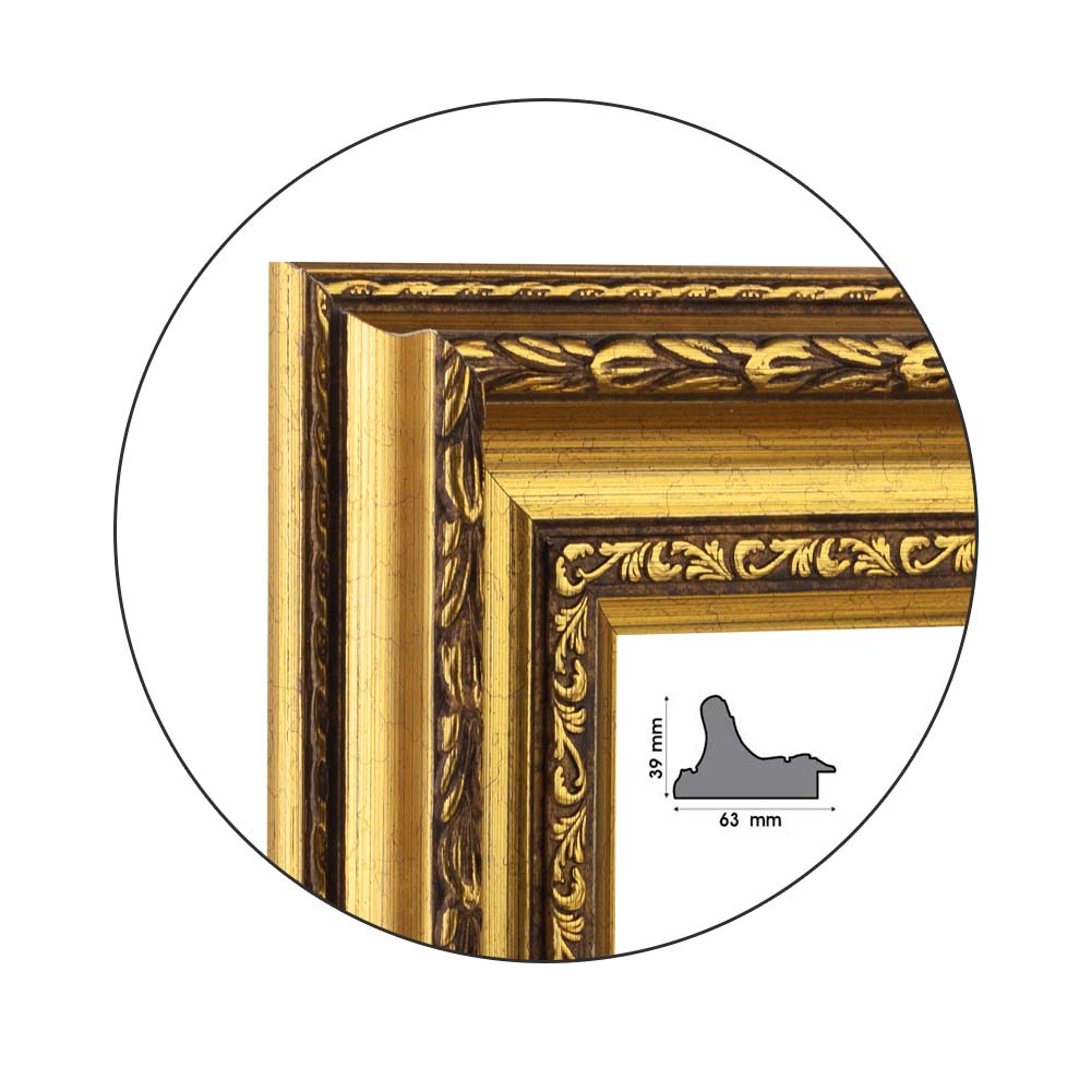 Рамка Barocco Oro | 6.3см