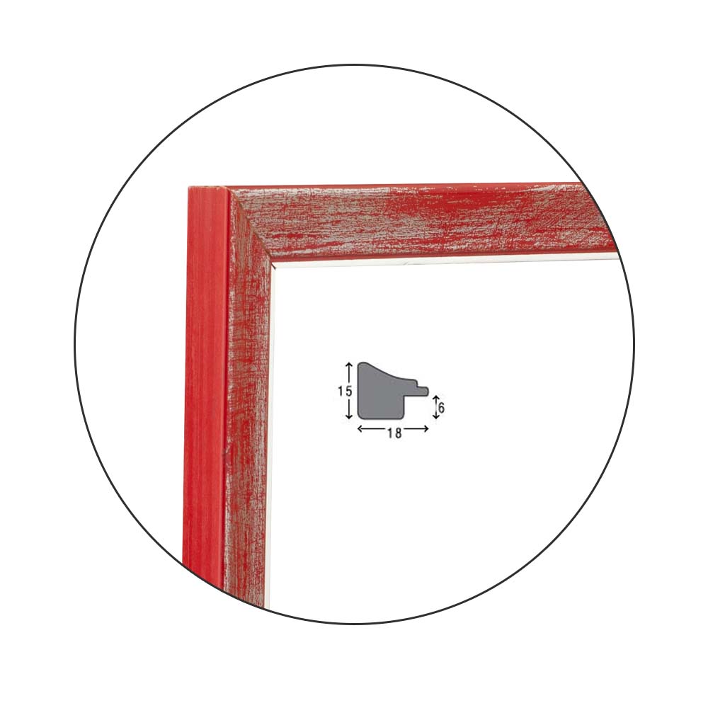 Рамка Rosso Bianca | 1.8см